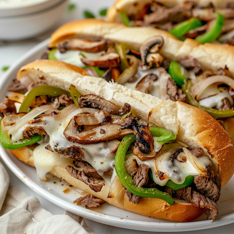 Philly Cheesesteak (Beef, Onions, Provolone)