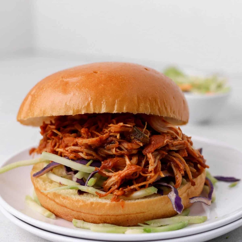 Pulled Chicken Sandwich (BBQ or Buffalo)