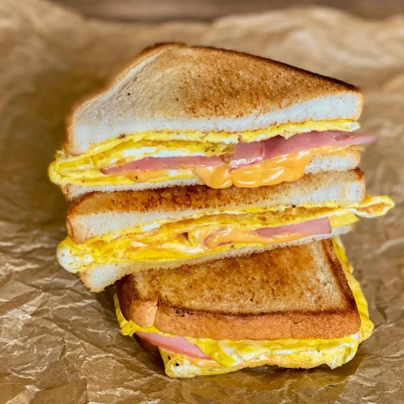 Ham and Cheese Sandwich (Mayo, Optional Toast)